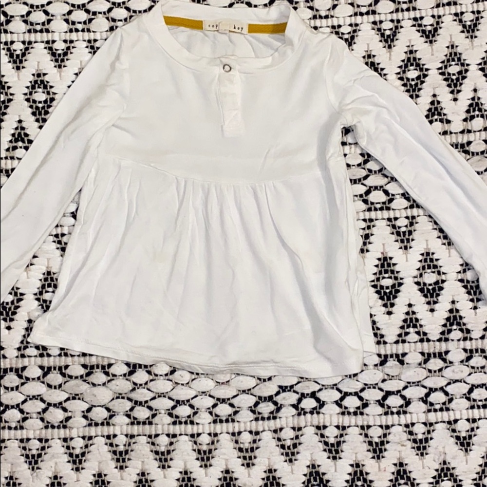 Like new Copper Key white blouse for toddler girl